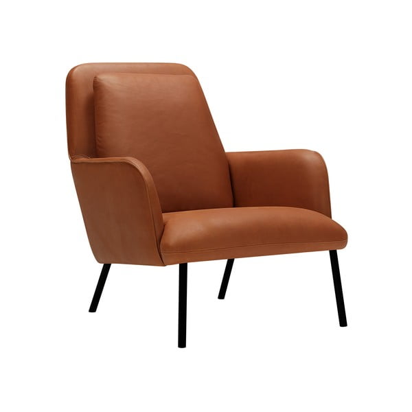 Fotelj v konjak rjavi barvi Oliver – Sits-image-2