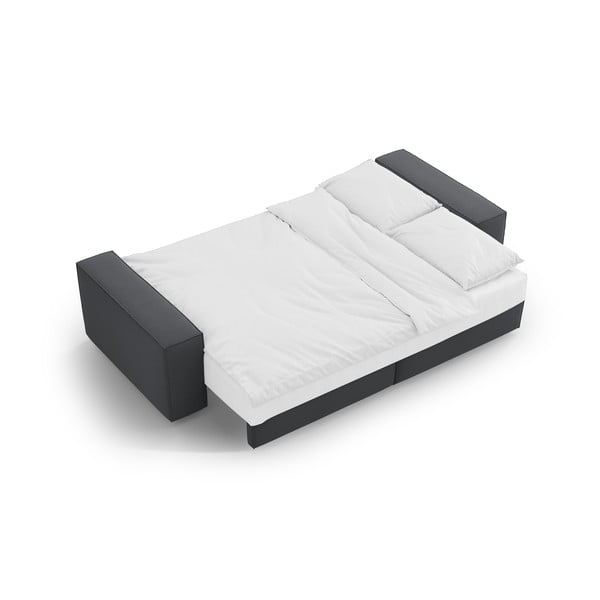 Temno siva raztegljiva sedežna garnitura 247 cm Jodie – Micadoni Home-image-4