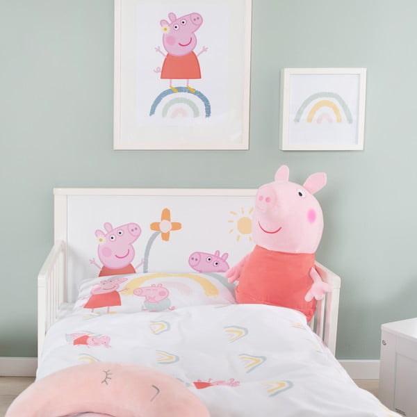 Bombažna otroška posteljnina za otroško posteljico 100x135 cm Peppa Pig – Roba-image-2