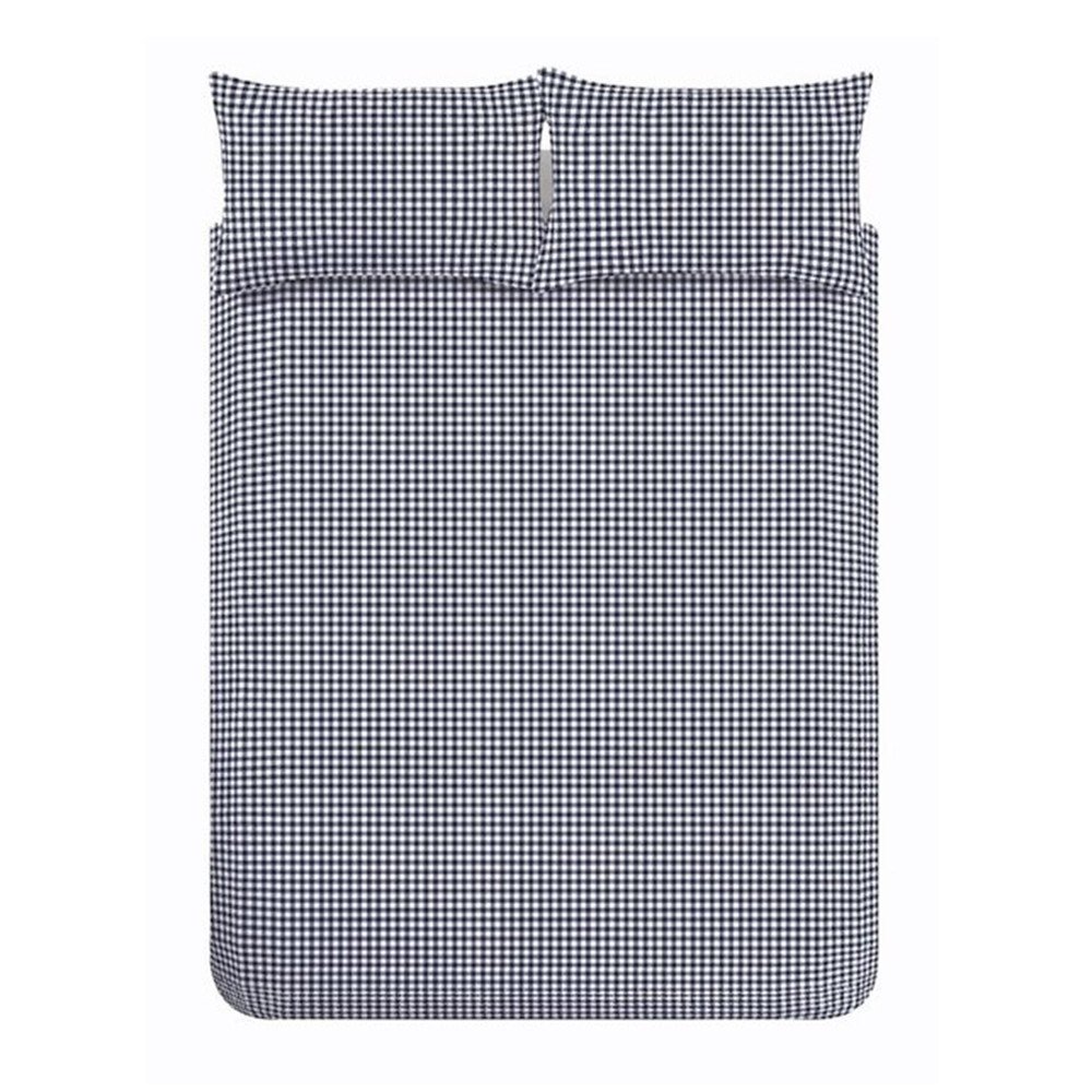 Temno enojna posteljnina Bamford Gingham Check