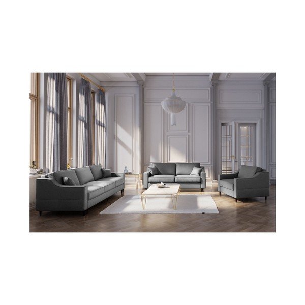 Temno siv raztegljiv trosed s prostorom za shranjevanje Mazzini Sofas Narcisse-image-4
