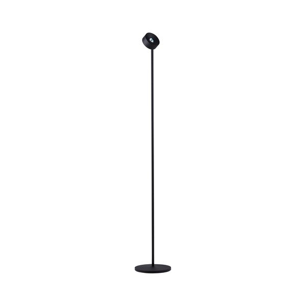Mat črna kovinska LED stoječa svetilka z upogljivo konstrukcijo/zatemnitvena (višina 121 cm) Irida – Nova Luce