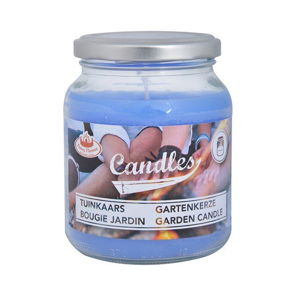 Komplet 4 vrtnih sveč v steklu Esschert Design Garden, čas gorenja 36 ur-image-1