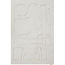 Svetlo siva volnena preproga 133x190 cm Morphic – Agnella