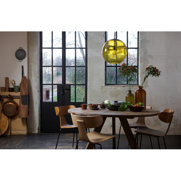 Jedilna miza iz brestovega lesa BePureHome Tondo, ⌀ 140 cm-image-1