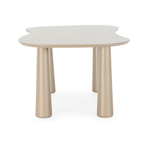 Bež klubska mizica z borovo mizno ploščo 110x220 cm Nahia – MOME-image-2