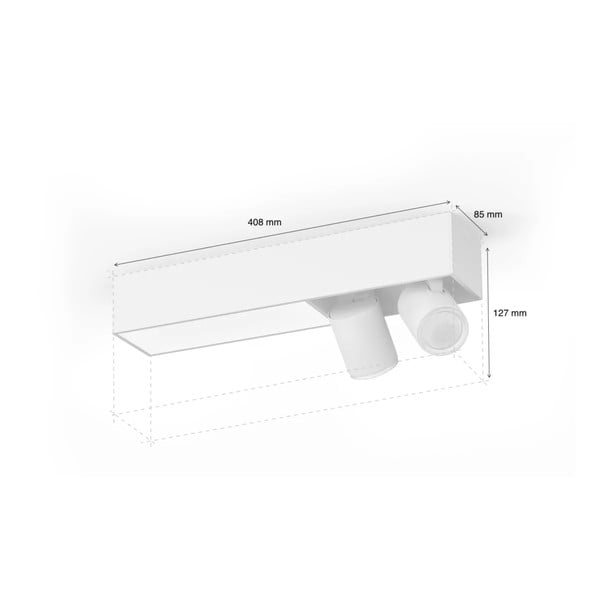 Pametno točkovno svetilo z žarnico GU10 Centris – Philips Hue-image-2