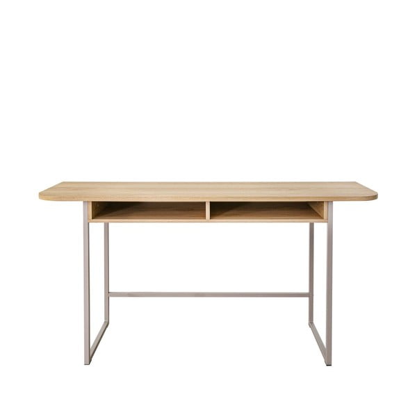 Stranska mizica v hrastovem dekorju v naravni barvi 40x140 cm Darlington – Actona