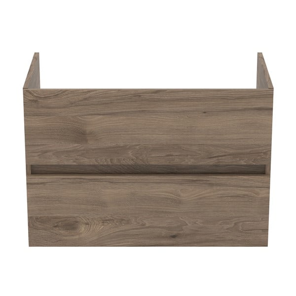 Stenska omarica za pod umivalnik v orehovem dekorju v naravni barvi 80x55 cm Eurovit+ – Ideal Standard