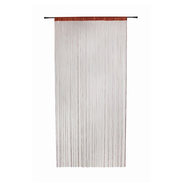 Prosojna zavesa v bakreni barvi 140x285 cm String – Mendola Fabrics