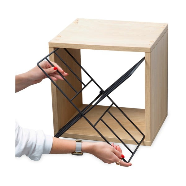 Držalo za vino v dekorju bukve za 12 steklenic – Compactor-image-4