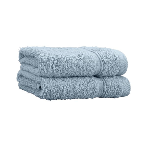 Modre frotirne bombažne brisače v kompletu 2 ks 30x30 cm Zero Twist – Catherine Lansfield