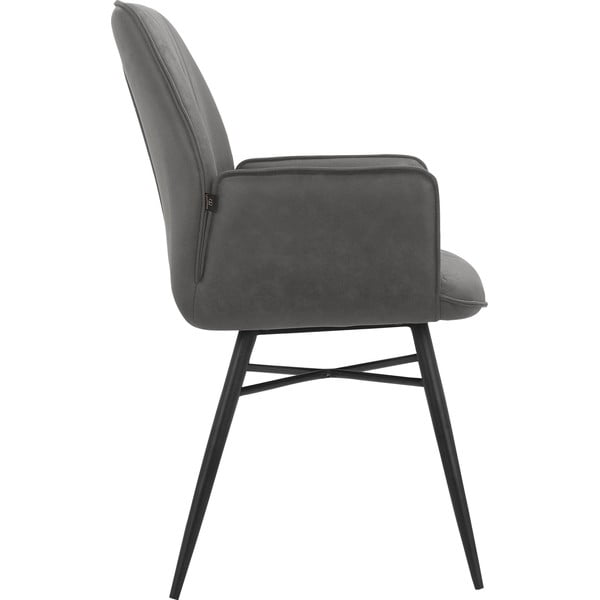 Antracitno sivi jedilni stoli v kompletu 2 ks Anzo – Støraa-image-2