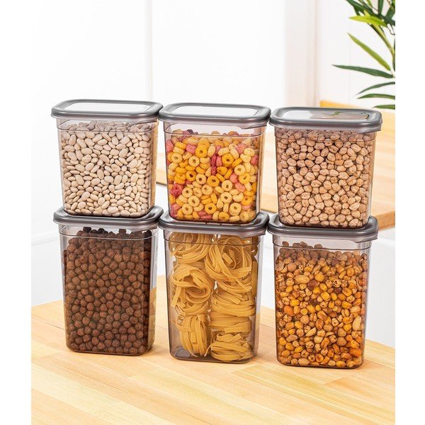 Posode za shranjevanje v kompletu 6 ks živil Fresco – Hermia-image-1