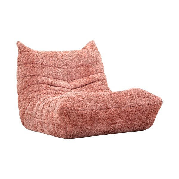 Rožnata vreča za sedenje iz tkanine bouclé Mask – Mauro Ferretti