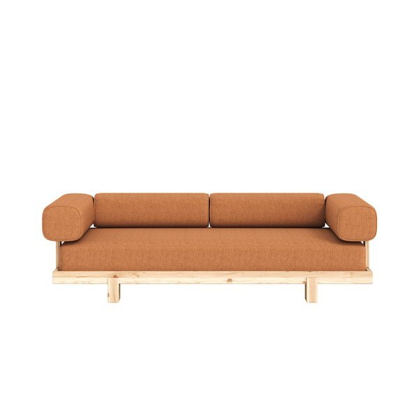 Oranžna sedežna garnitura 214 cm Stay – Karup-image-3