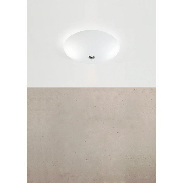 Bela stropna svetilka s steklenim senčilom ø 39 cm Platillo – Markslöjd-image-1