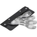 Vilice iz nerjavečega jekla v srebrni barvi v kompletu 4 ks Spork – Black + Blum