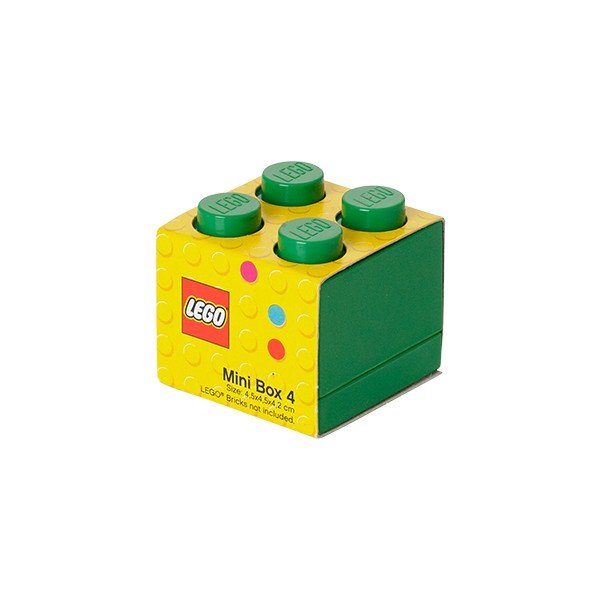 Zelena škatla za shranjevanje LEGO® Mini Box-image-1