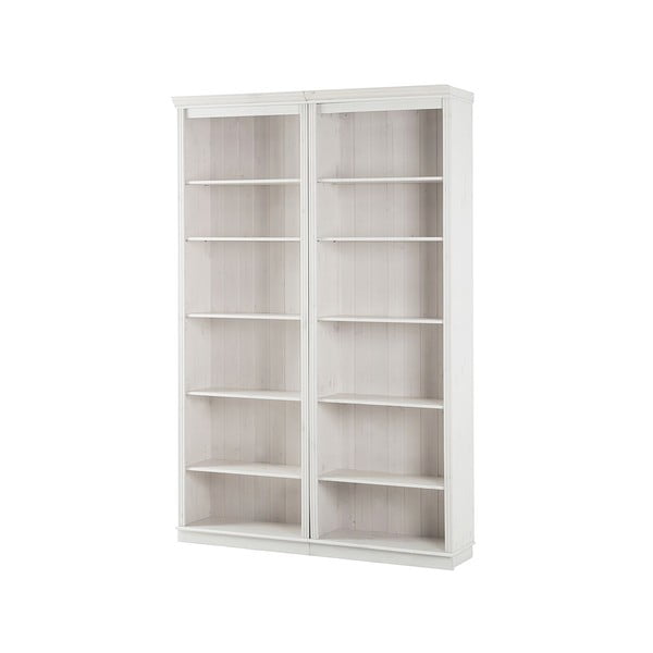 Bel regal iz masivnega bora 148x223 cm Anita – Støraa-image-2