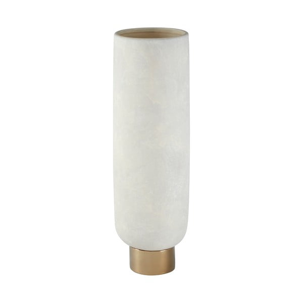 Belo-zlata keramična vaza Premier Houseware Vaza Callie , višina 40 cm