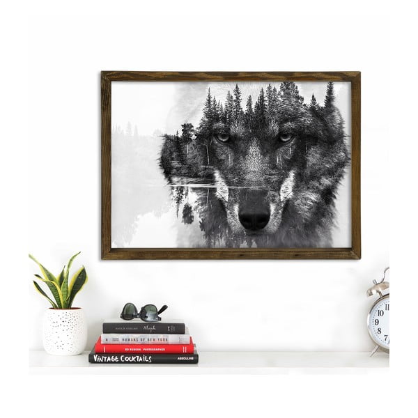 Stenska slika Husky, 70 x 50 cm-image-1