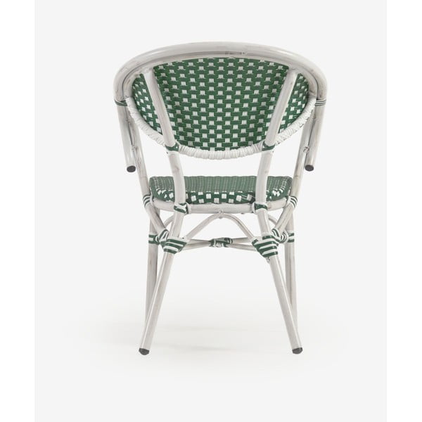 Zeleno-bel vrtni stol Kave Home Marilyn-image-4