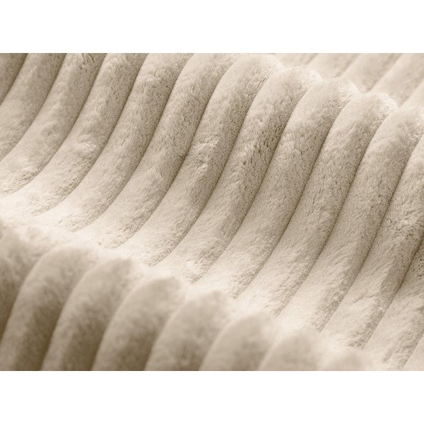 Bež tabure iz rebrastega žameta Dia – Micadoni -image-2