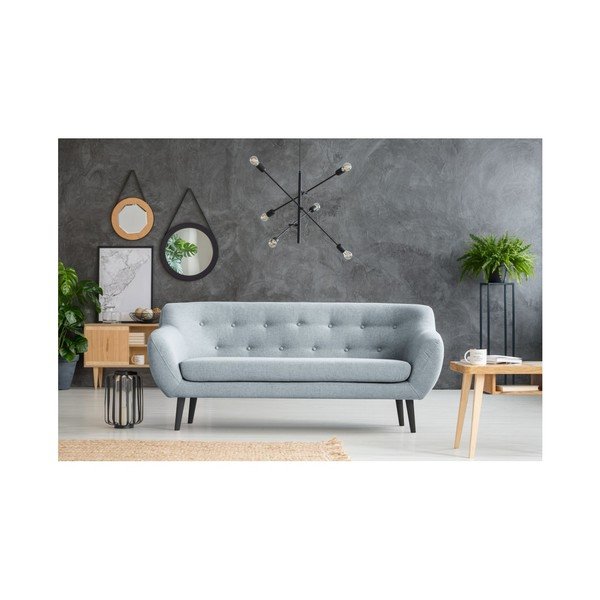 Svetlo modra zofa Mazzini Sofas Piemont, 188 cm-image-4