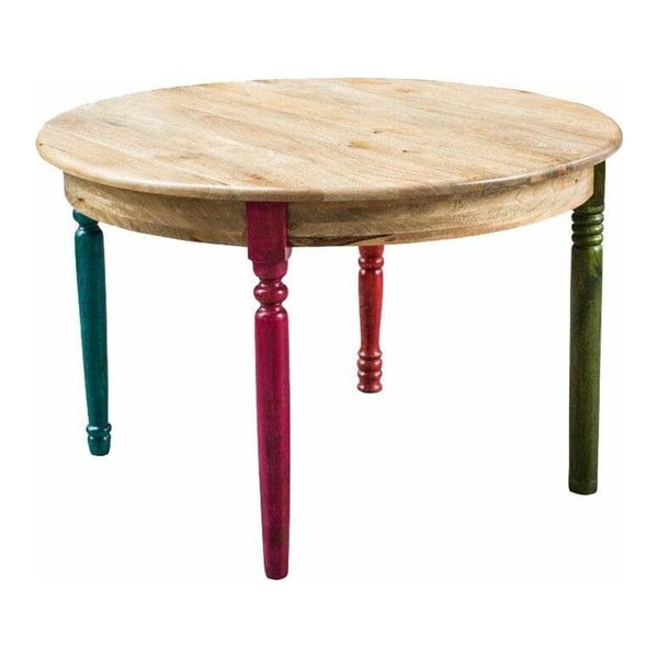 Jedilna miza iz mangovega lesa Støraa Flint, Ø 137 cm
