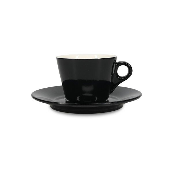 Črn porcelanast čajni krožniček ø 15,5 cm Barista – BonBistro-image-2