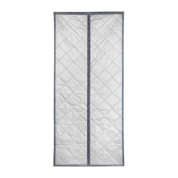 Siva/srebrna izolacijska zavesa za vrata 80x200 cm – Maximex