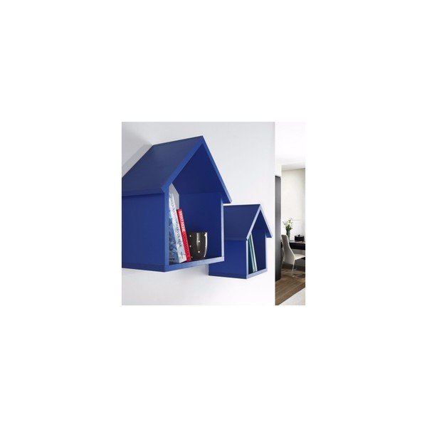 Komplet 2 polic Maison, modra-image-1