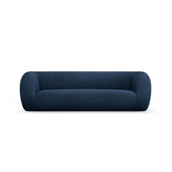 Modra sedežna garnitura iz tkanine bouclé 230 cm Essen – Cosmopolitan Design
