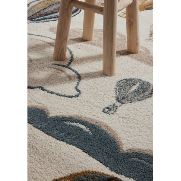 Kremno bela otroška preproga 120x170 cm Hot Air Balloon – Hanse Home-image-2