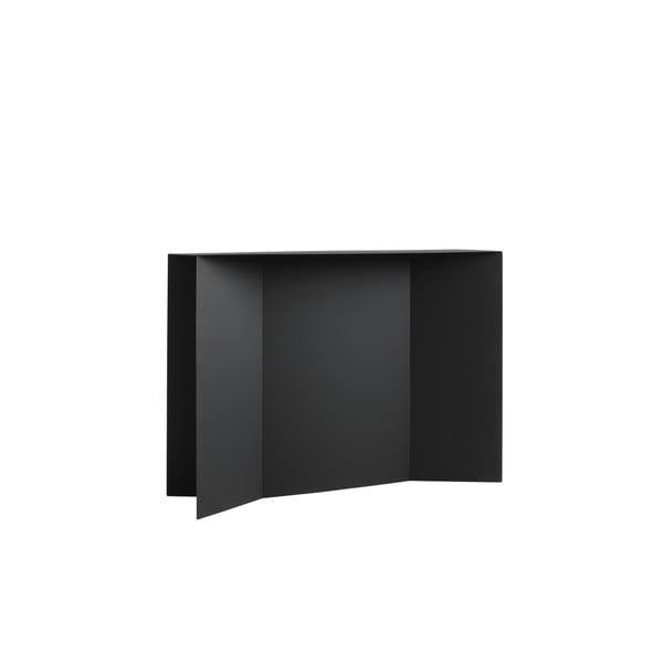 Črna klubska mizica Custom Form Oli, 100 x 30 cm