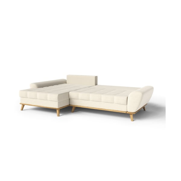 Kremno bela raztegljiva kotna sedežna garnitura (levi kot) Balitco – Ropez-image-3