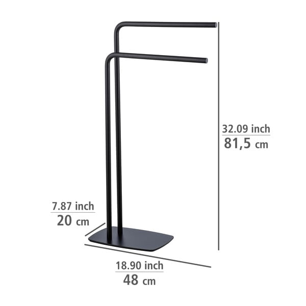 Jekleno stojalo za brisače Iria – Wenko-image-3