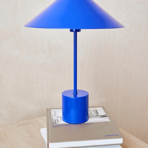 Modra kovinska namizna svetilka (višina 50 cm) Kasa – OYOY Living Design-image-1