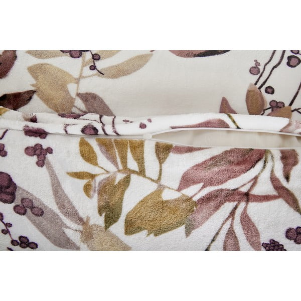 Bela/rjava enojna posteljnina iz mikropliša 140x200 cm Ramita – My House-image-2