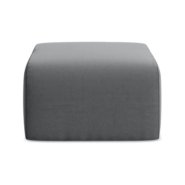 Siv žameten tabure Lani – Makamii-image-2