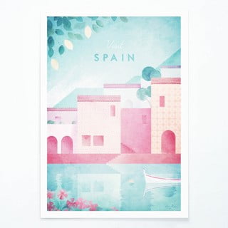 Plakat Travelposter Spain, 30 x 40 cm