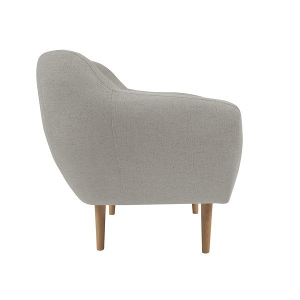 Krem fotelj z lahkimi nogami Mazzini Sofas Sicile-image-2