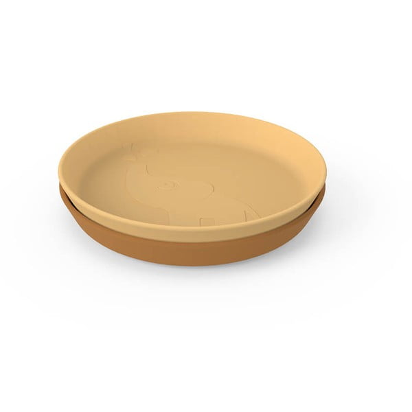 Rumeni otroški krožniki v kompletu 2 kosa ø 18,5 cm Elphee - Done by Deer-image-2