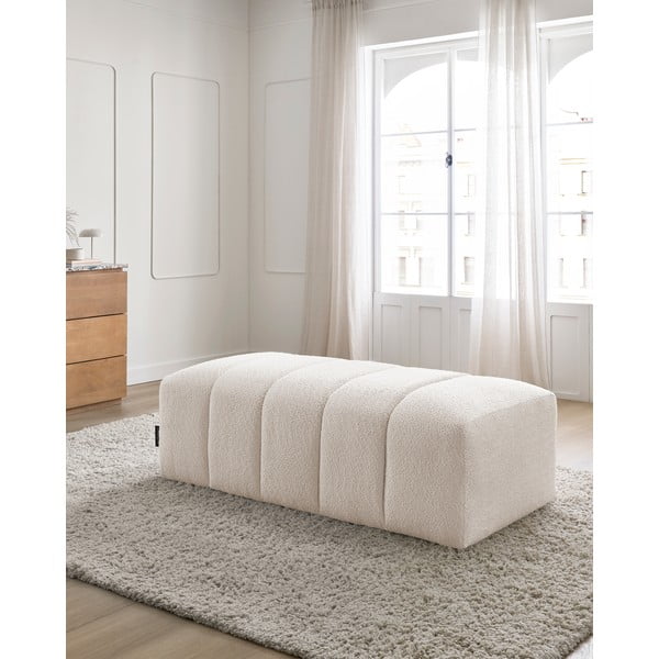 Bel tabure iz tkanine bouclé Annecy – Bobochic Paris-image-1