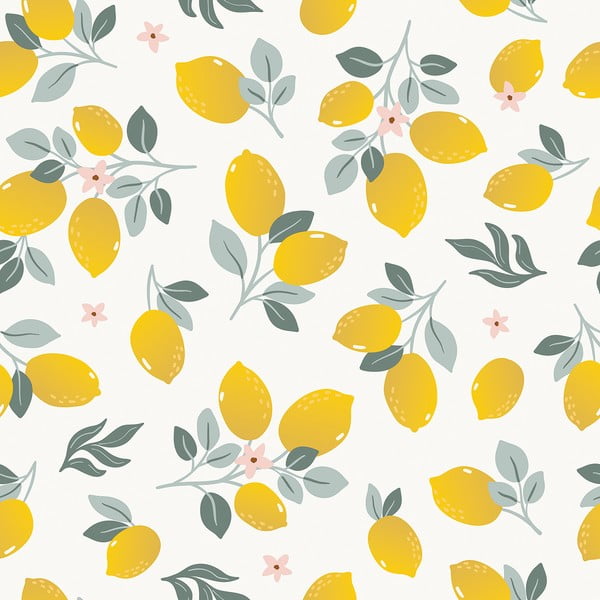 Otroška tapeta 10 m x 50 cm Lemons – Lilipinso