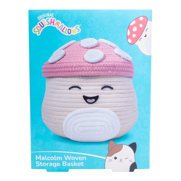 Bež tekstilna otroška škatla za shranjevanje ø 23x22 cm Fizz Malcolm – SQUISHMALLOWS-image-4