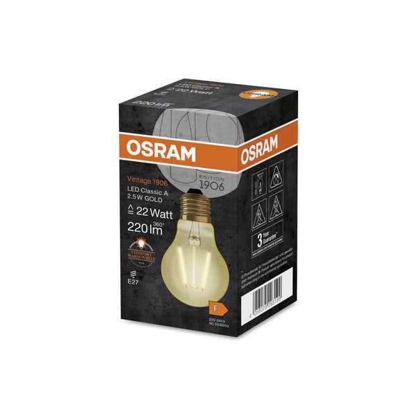 LED žarnica s toplo svetlobo z žarnico E27, 2,5 W – Candellux Lighting-image-2