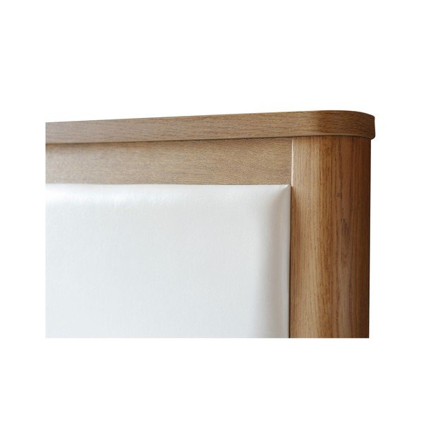 Bela zakonska postelja Mazzini Beds Scandi, 140 x 200 cm-image-1