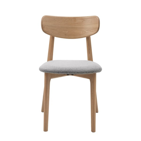 Svetlo siv/naraven jedilni stol Elim – Unique Furniture-image-1